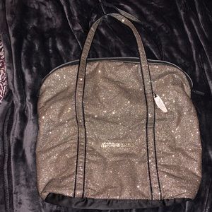 Victoria’s Secret GOLD GLITTER EXCLUSIVE BAG